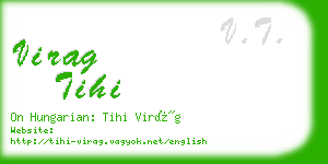 virag tihi business card